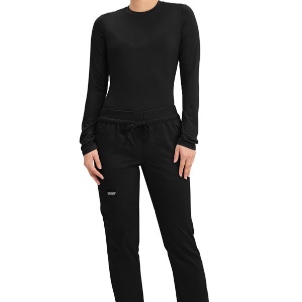 Mid Rise Tapered Leg Drawstring Pant Thumbnail